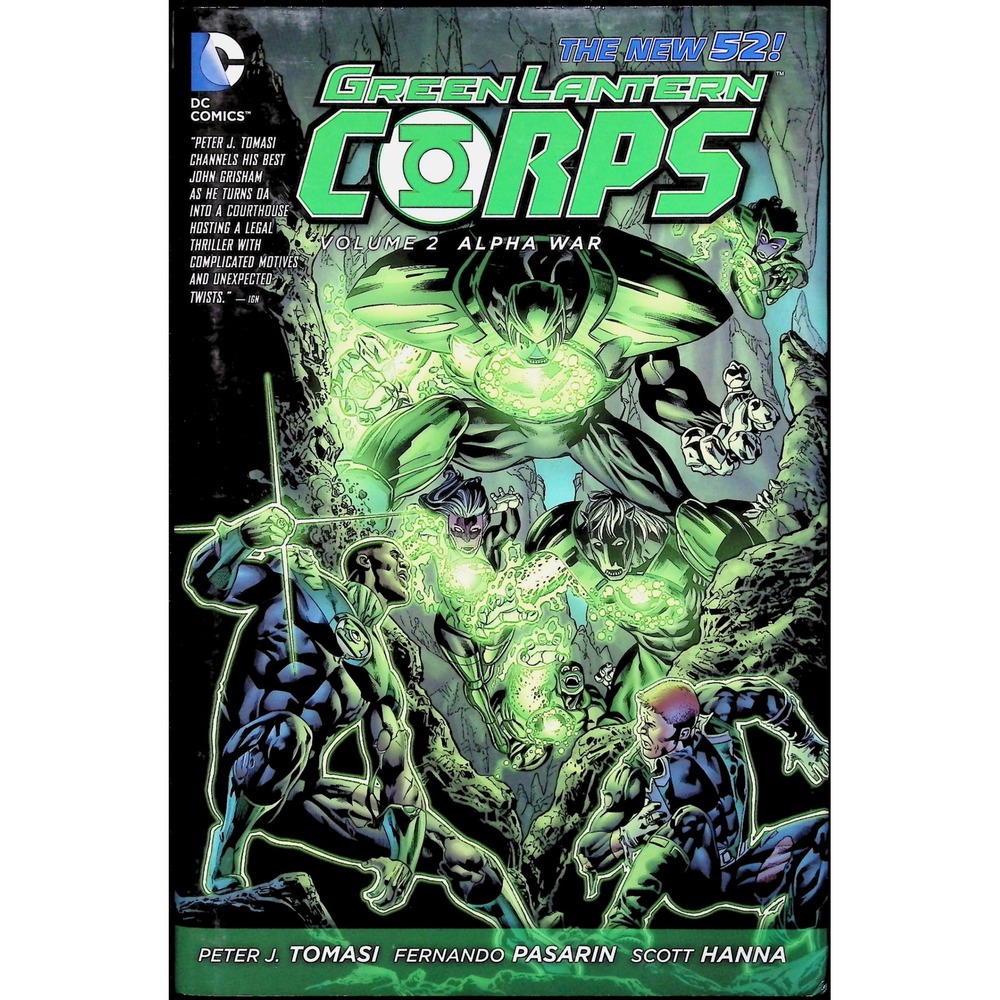 Green Lantern Corps #2HC John Stewart Lanterns Tomasi Alpha War DC Comic Book